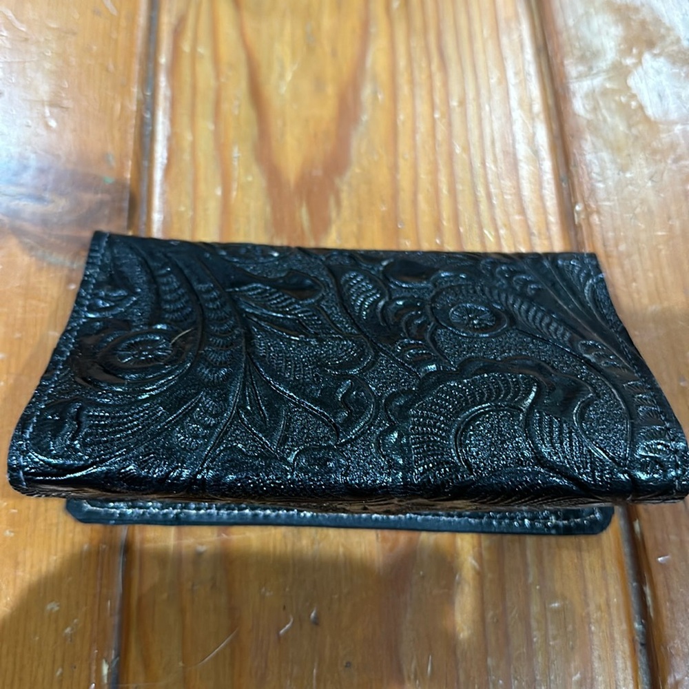 Authentic Mexican bifold leather wallet